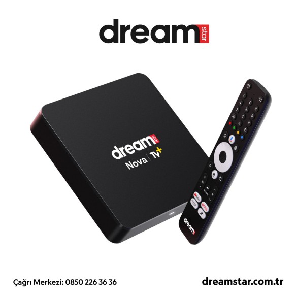 Dreamstar Nova 4K Android 11 İşletim Sistemli Tv Box  + Tuner